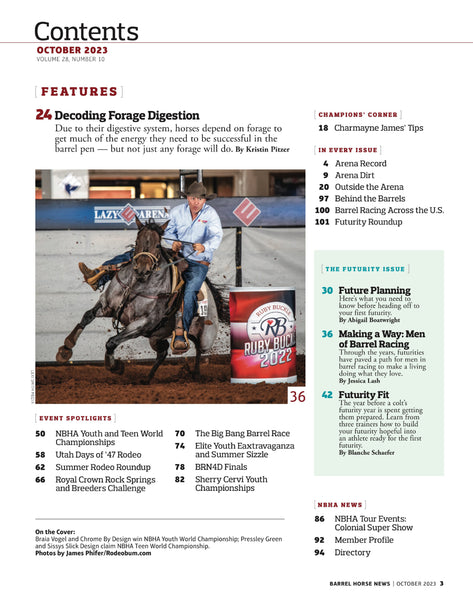 October 2023 Barrel Horse News Magazine