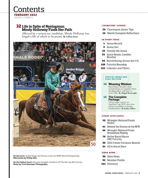 February 2022 Barrel Horse News Magazine