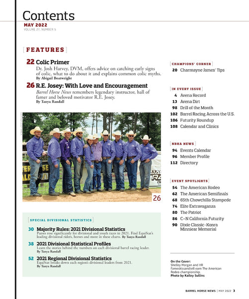May 2022 Barrel Horse News Magazine