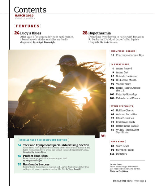 March 2020 Barrel Horse News Magazine