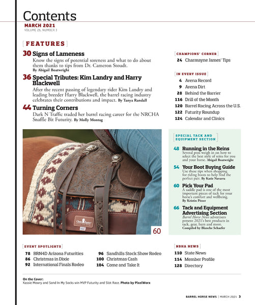 March 2021 Barrel Horse News Magazine