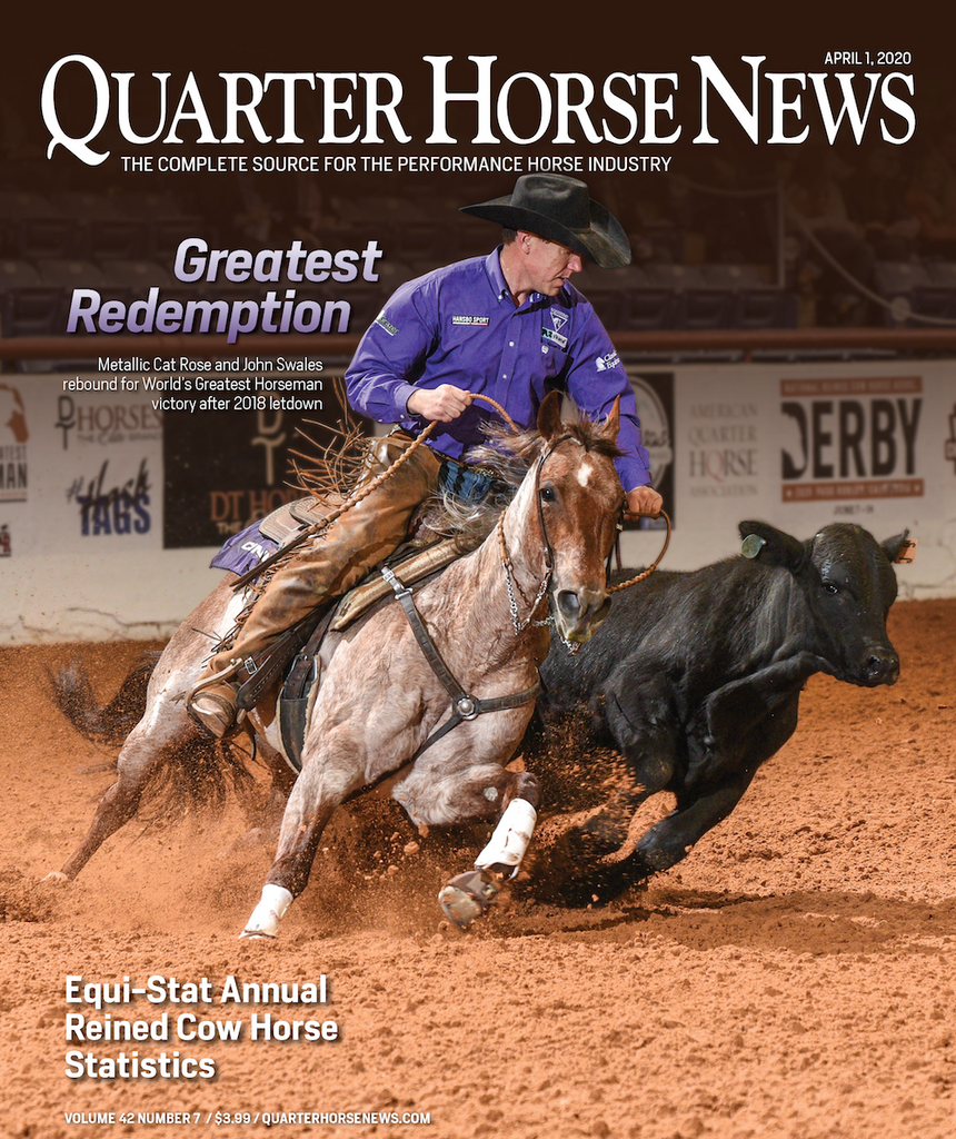April 1, 2020, Issue of Quarter Horse News Magazine