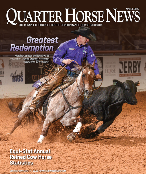 April 1, 2020, Issue of Quarter Horse News Magazine