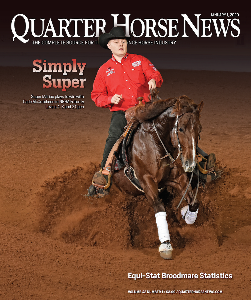 January 1, 2020, Issue of Quarter Horse News Magazine