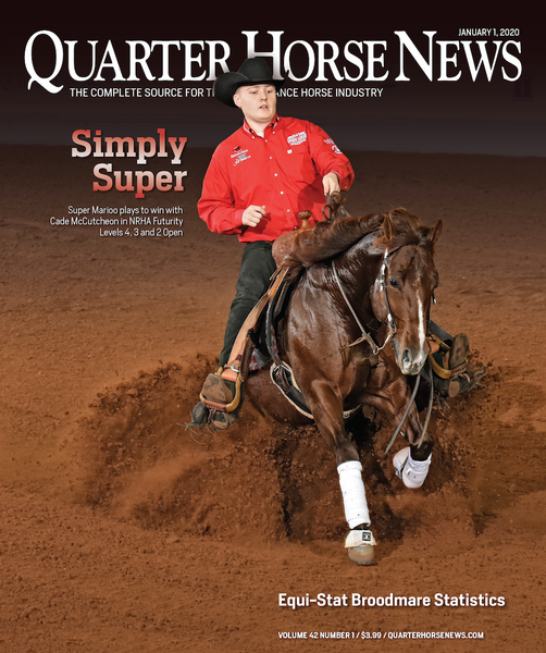 January 1, 2020, Issue of Quarter Horse News Magazine
