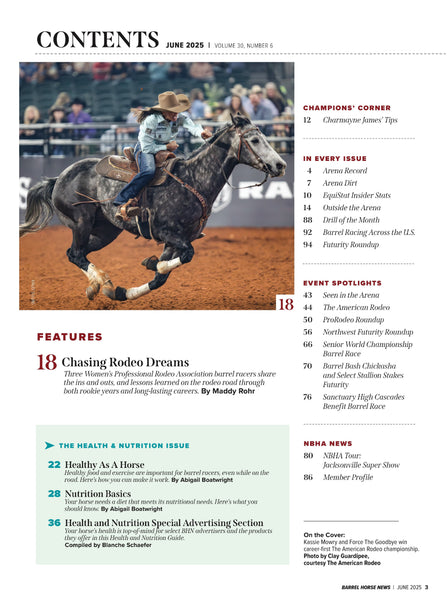 June 2025 Barrel Horse News Magazine