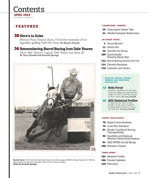 April 2022 Barrel Horse News Magazine