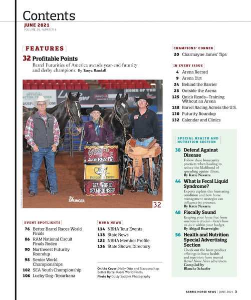June 2021 Barrel Horse News Magazine