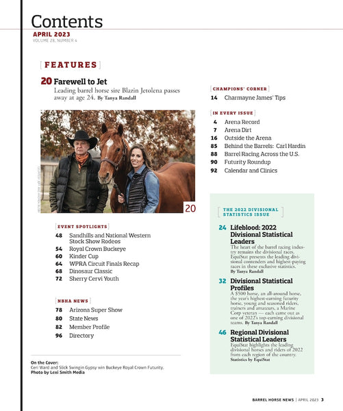 April 2023 Barrel Horse News Magazine