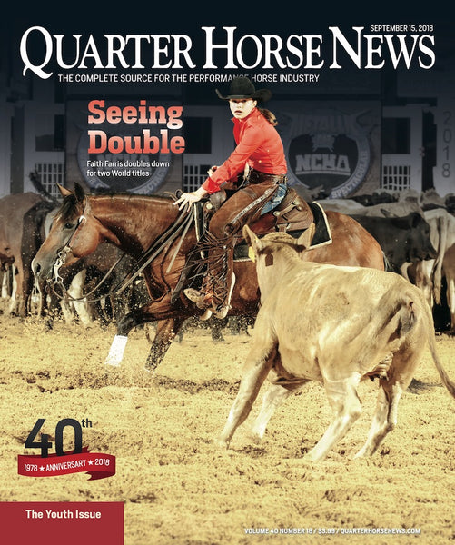 September 15th Issue of Quarter Horse News Magazine