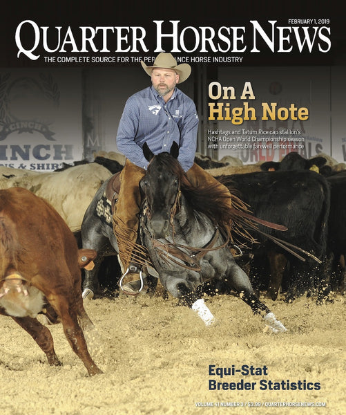 February 1, 2019, Issue of Quarter Horse News Magazine