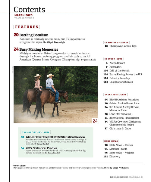 March 2023 Barrel Horse News Magazine