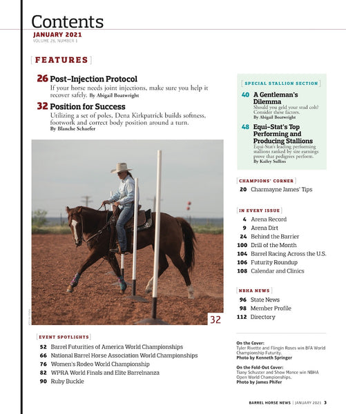 January 2021 Barrel Horse News Magazine