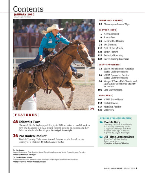 January 2020 Barrel Horse News Magazine