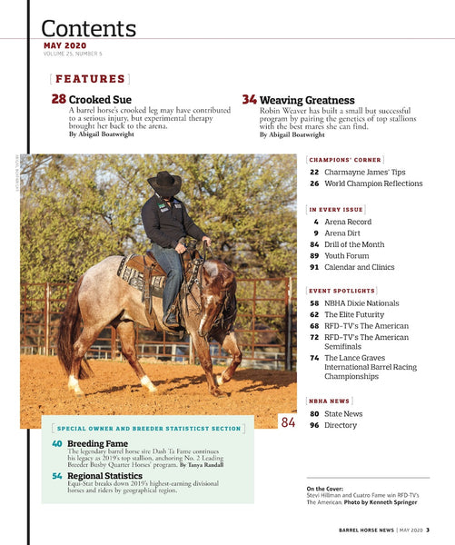 May 2020 Barrel Horse News Magazine