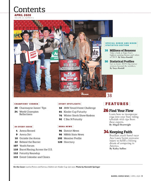 April 2020 Barrel Horse News Magazine