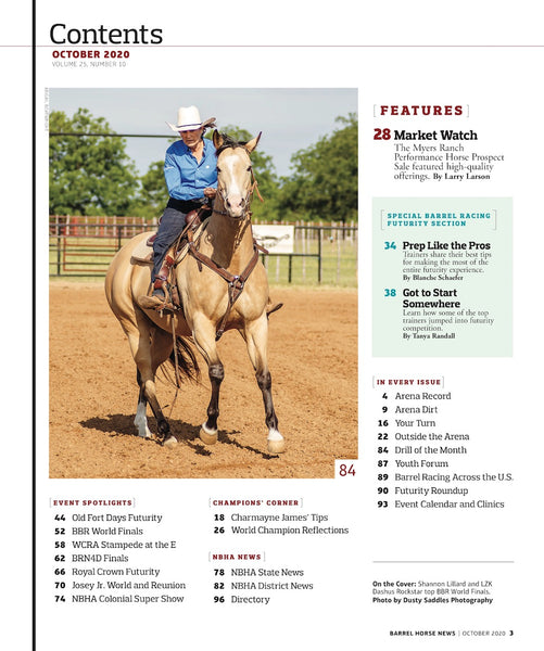 October 2020 Barrel Horse News Magazine