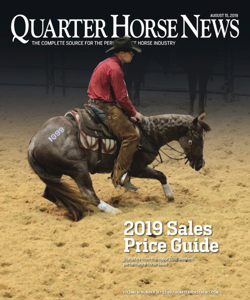 August 15, 2019, Issue of Quarter Horse News Magazine