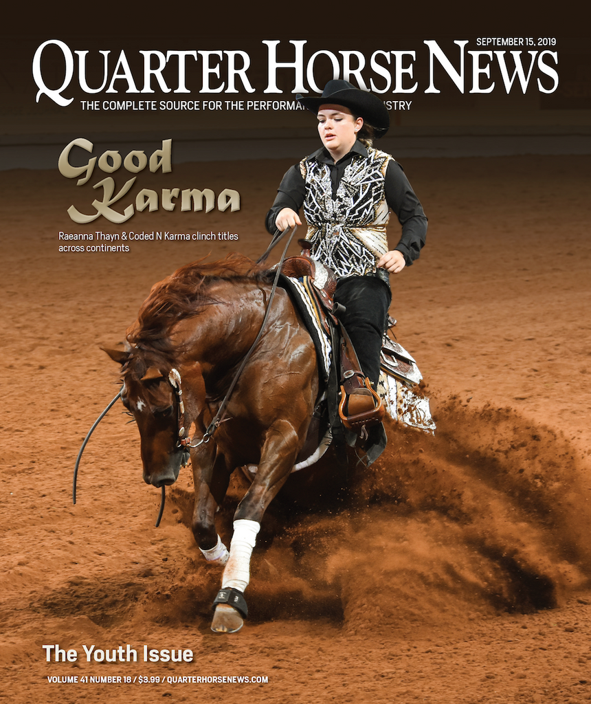 September 15, 2019, Issue of Quarter Horse News Magazine
